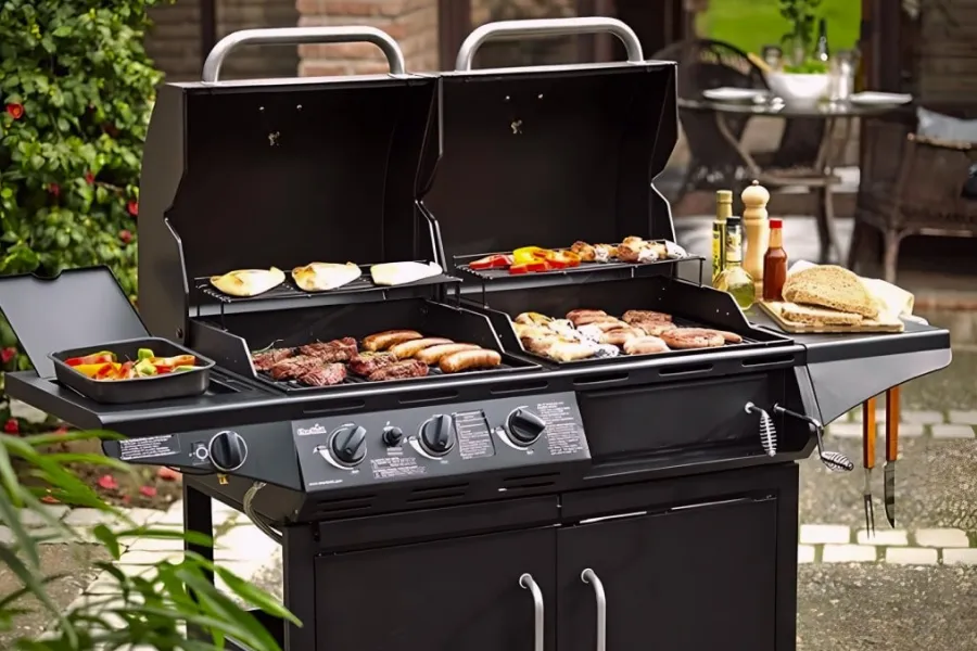 small outdoor barbecue grill