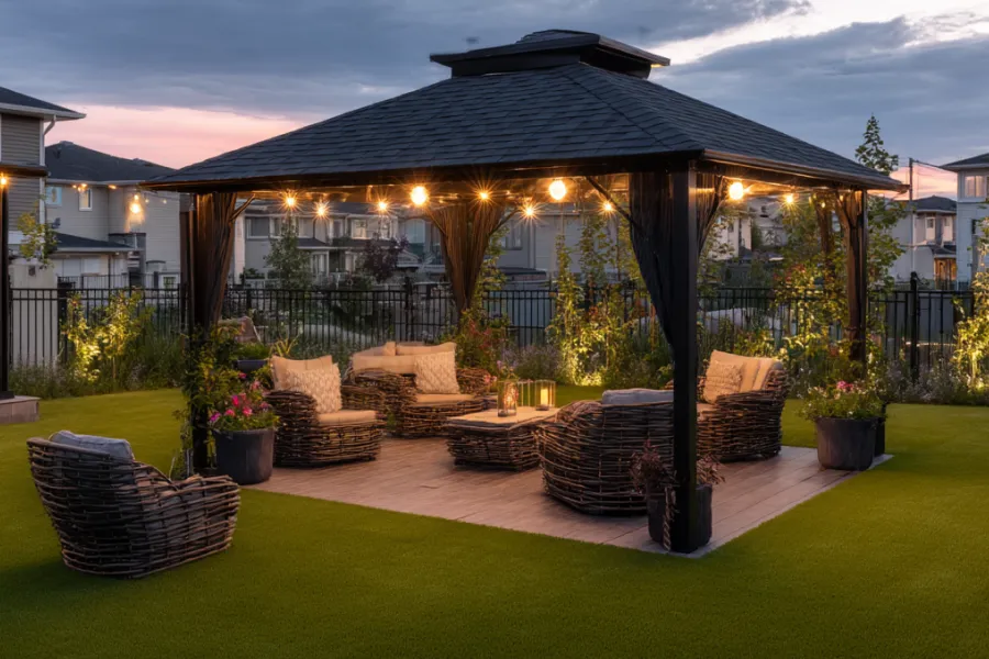 pop up gazebo tent with sides