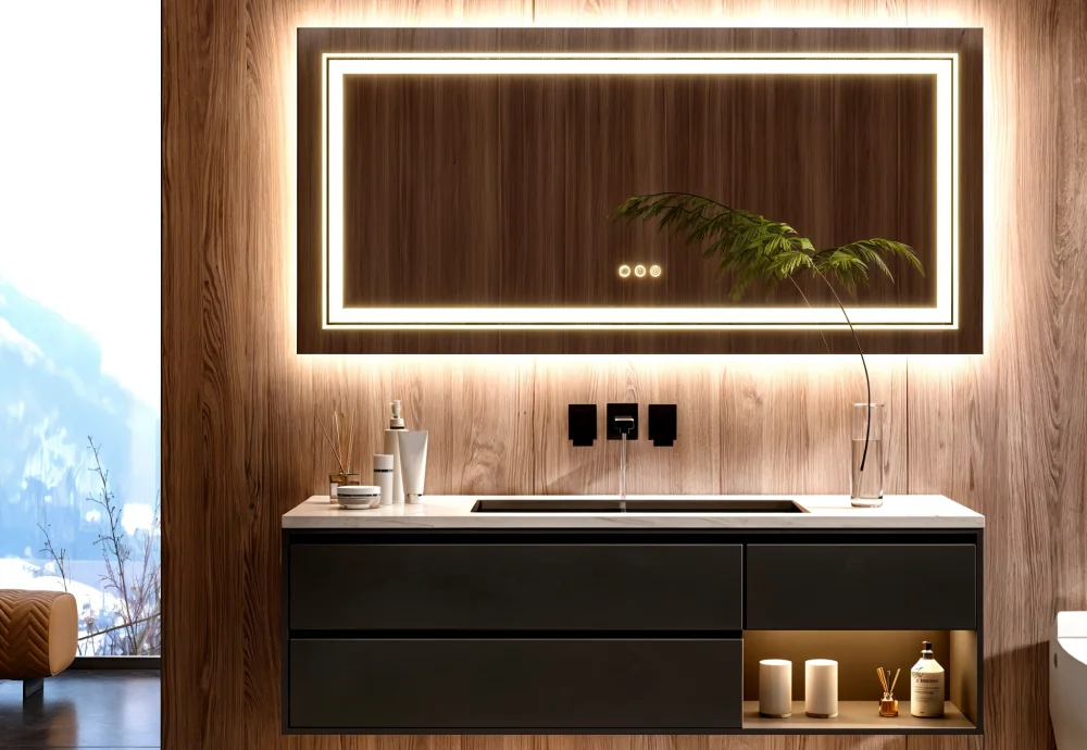 vanity lighted mirror